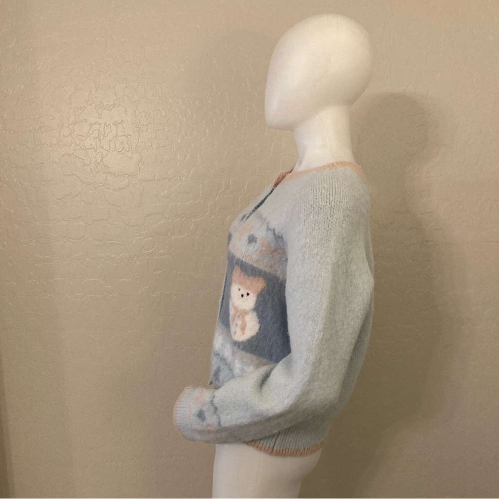 Sunset Park Button Down Snowman Cardigan Cardigan - Picture 7 of 11